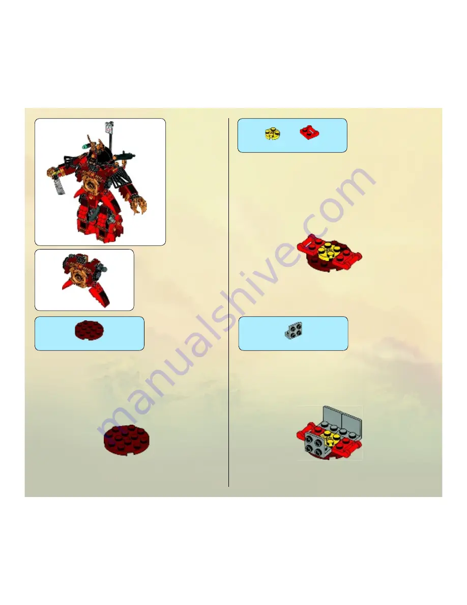 LEGO ninjago 9448 Assembly Manual Download Page 8