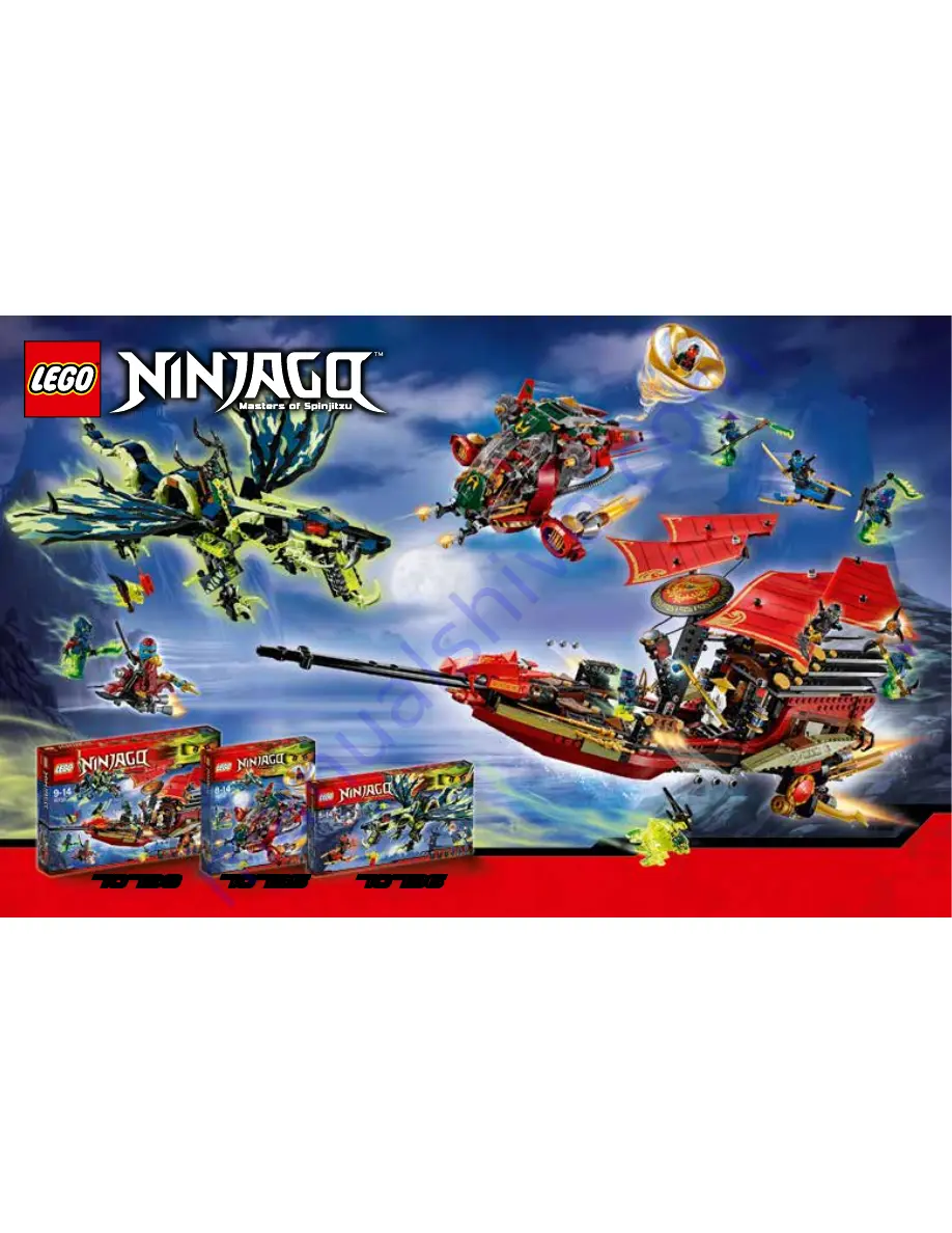 LEGO NINJAGQ 70742 Assembly Manual Download Page 22