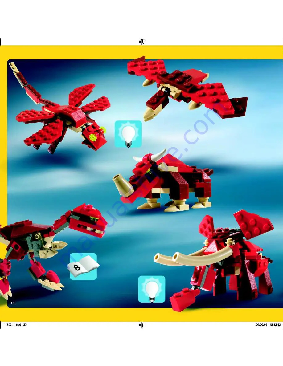 LEGO Prehistoric Power 4892-1 Manual Download Page 20