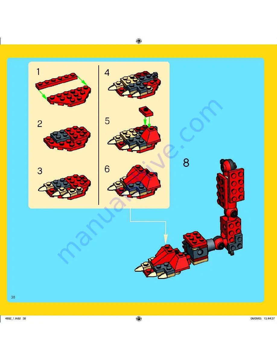 LEGO Prehistoric Power 4892-1 Скачать руководство пользователя страница 38