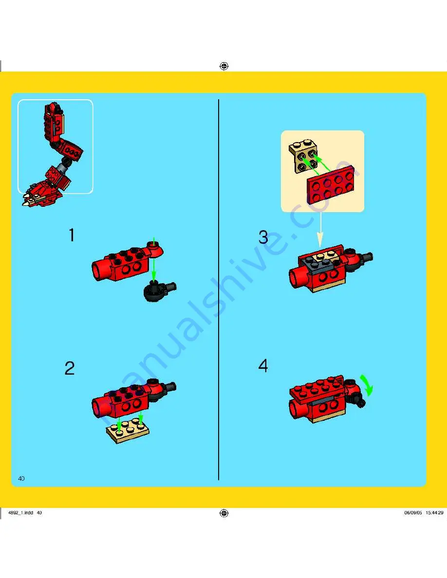 LEGO Prehistoric Power 4892-1 Manual Download Page 40