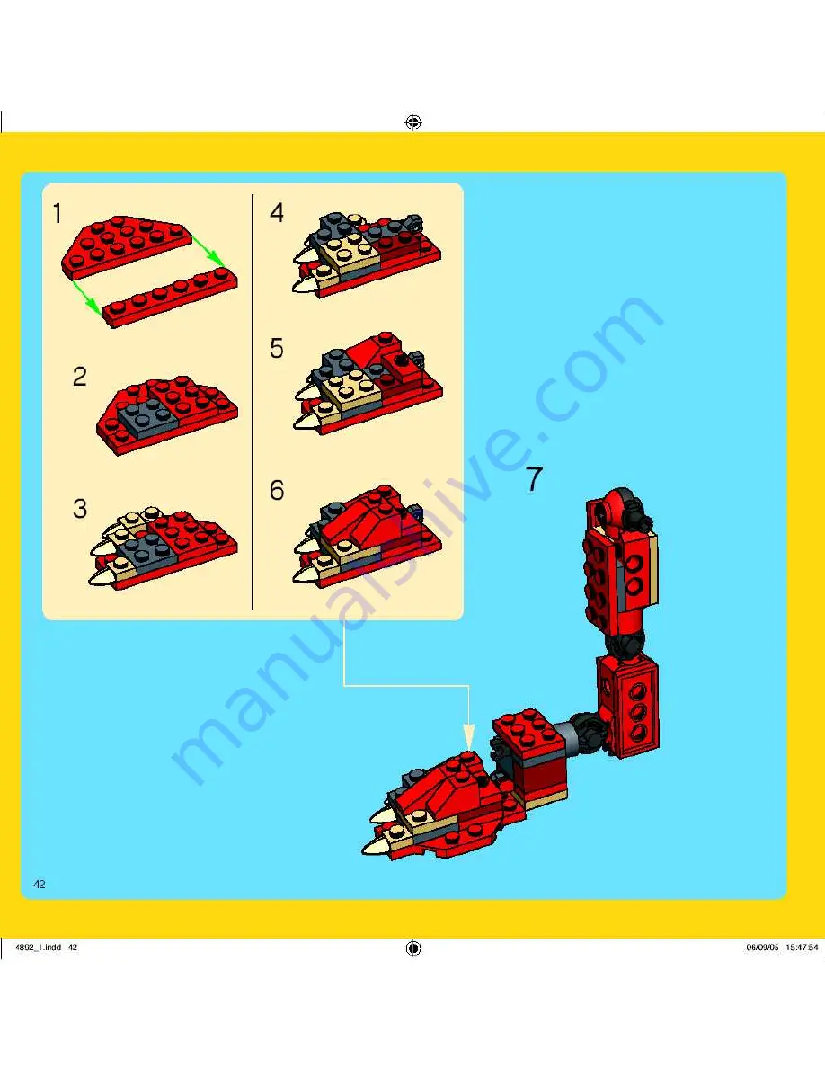 LEGO Prehistoric Power 4892-1 Manual Download Page 42