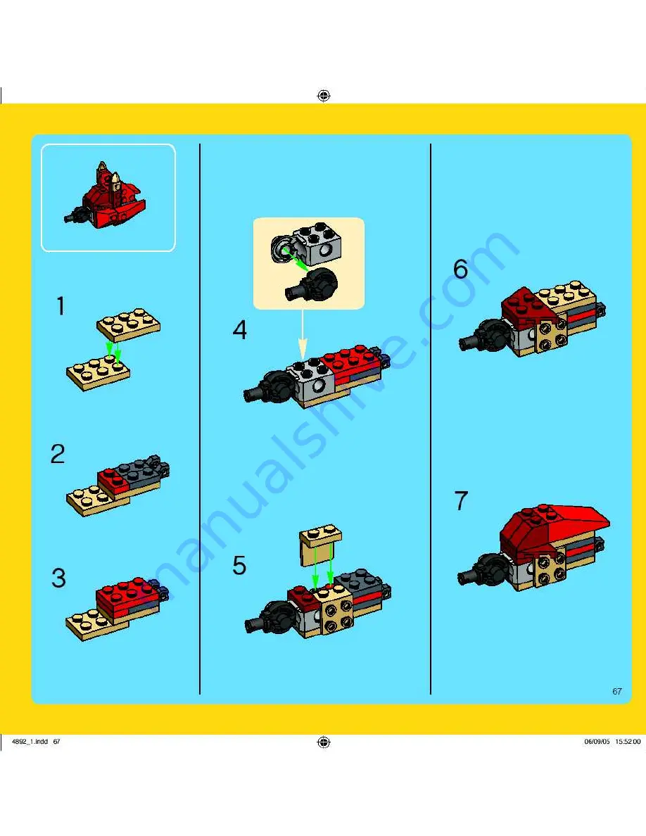 LEGO Prehistoric Power 4892-1 Manual Download Page 67