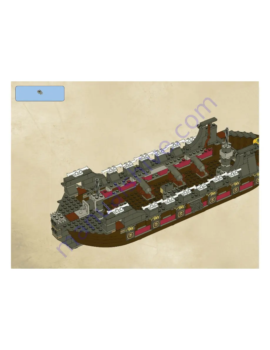 LEGO Queen Anne's Revenge 4195 Скачать руководство пользователя страница 66