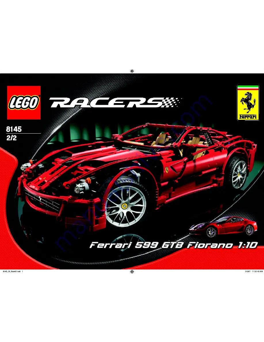 LEGO Racers 8145 2/2 Assembly Instructions Manual Download Page 1