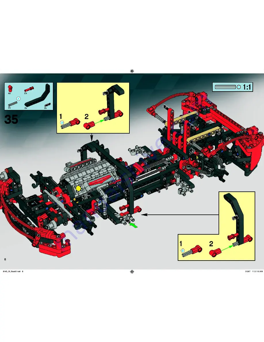 LEGO Racers 8145 2/2 Скачать руководство пользователя страница 8