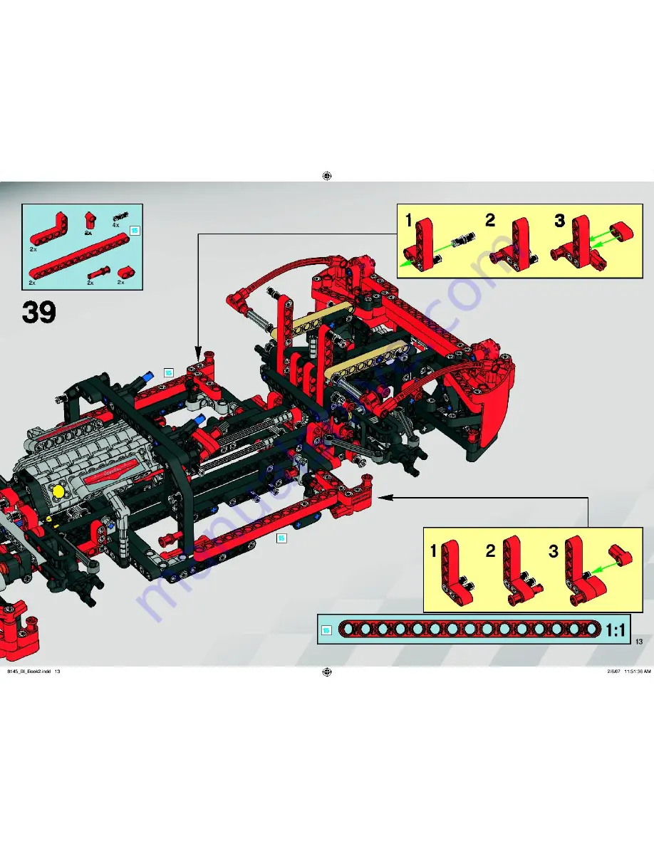 LEGO Racers 8145 2/2 Скачать руководство пользователя страница 13