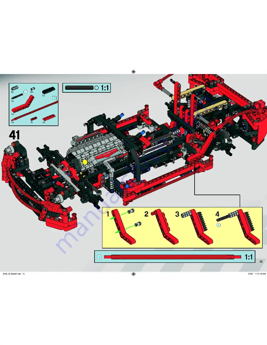 LEGO Racers 8145 2/2 Скачать руководство пользователя страница 15