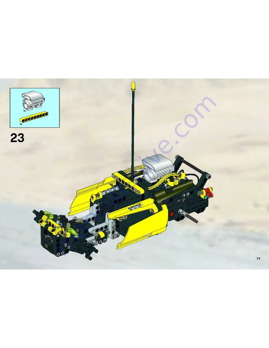 LEGO Racers 8376 Hot Flame Скачать руководство пользователя страница 77