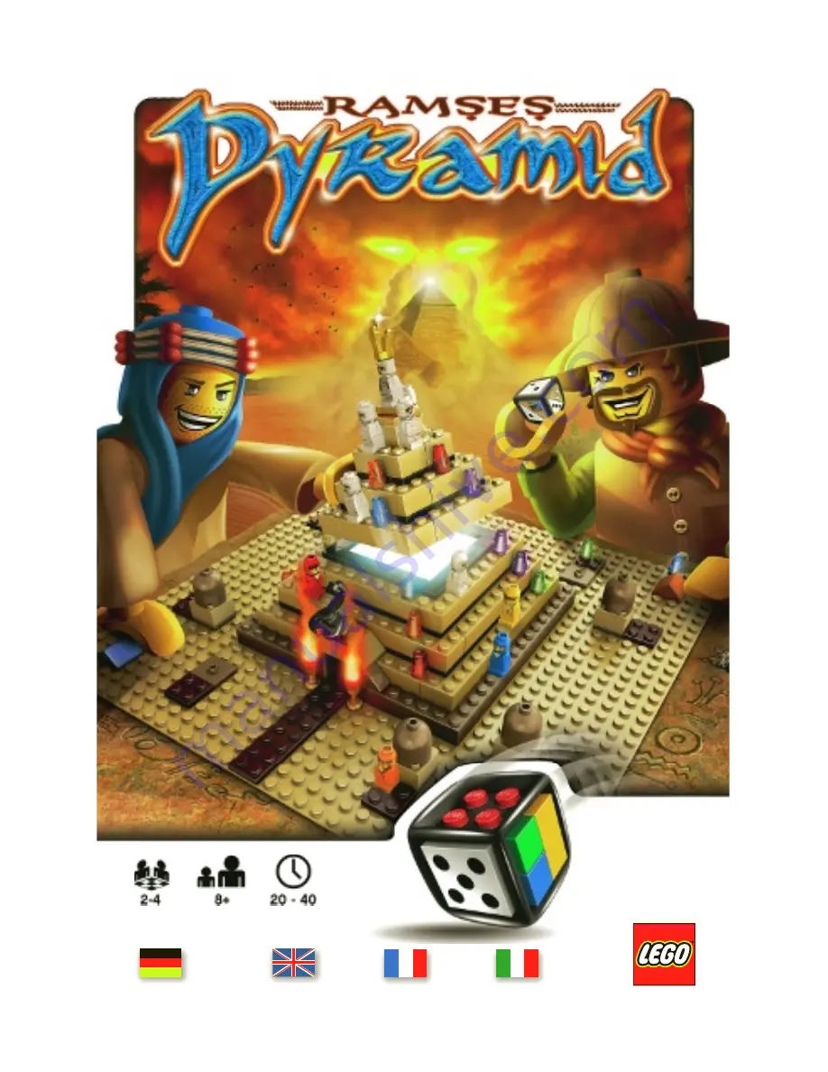 LEGO Ramses Pyramid Instructions Manual Download Page 1