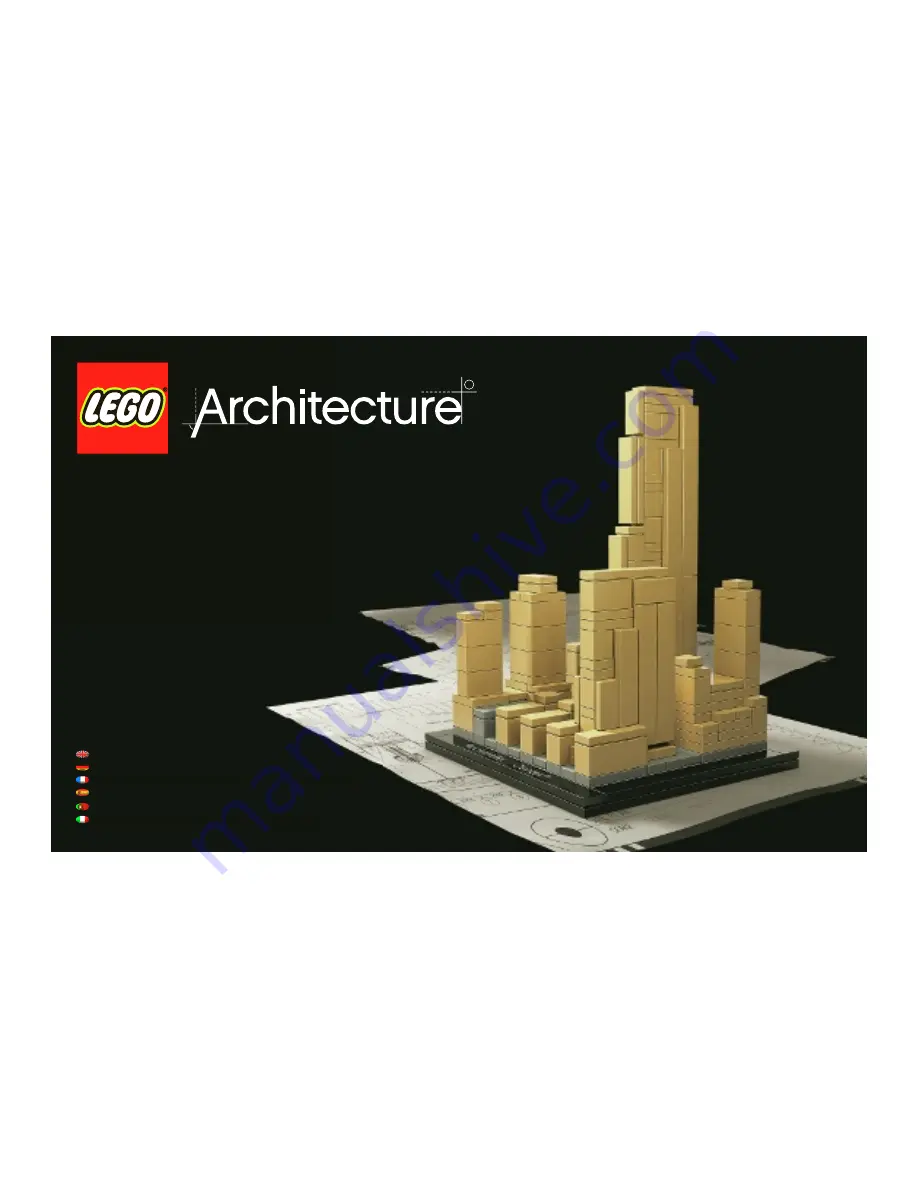 LEGO Rockefeller Center Instructions Manual Download Page 1