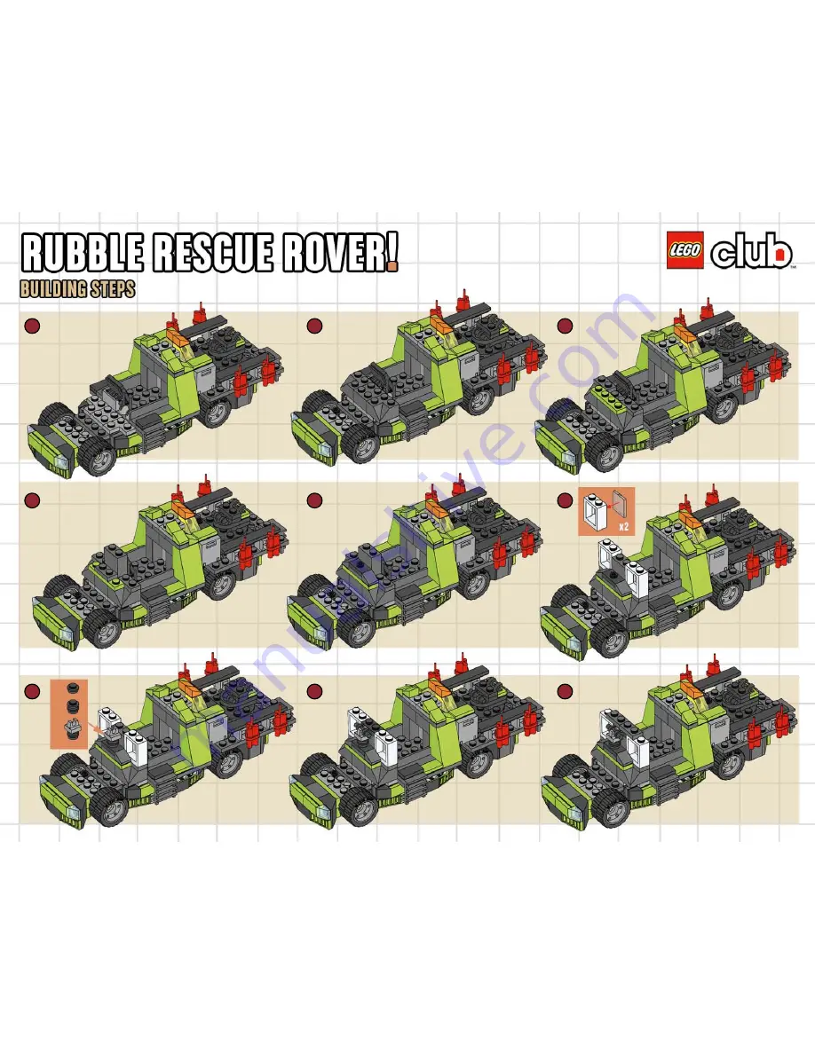 LEGO Rubble Rescue Rover Скачать руководство пользователя страница 6