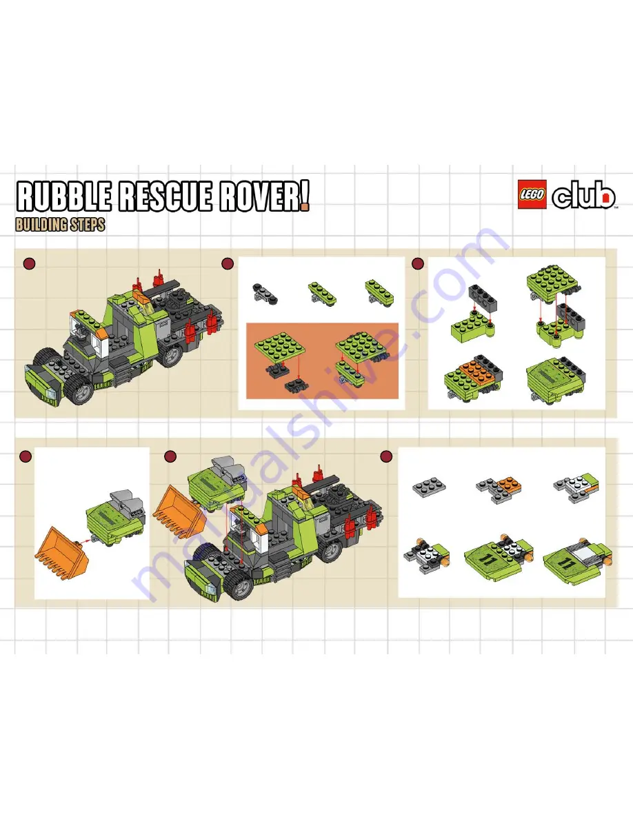 LEGO Rubble Rescue Rover Скачать руководство пользователя страница 7