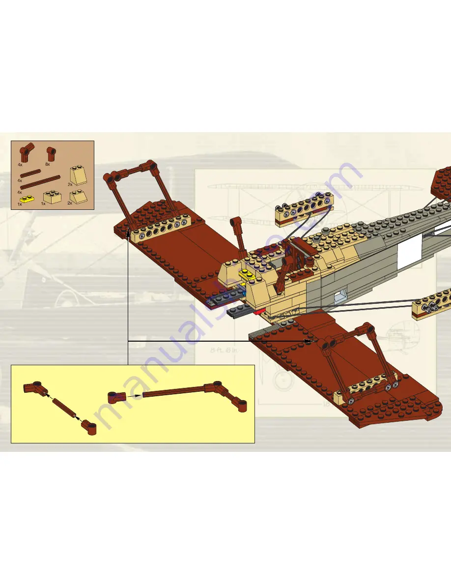 LEGO Sopwith camel 3451 Instructions Manual Download Page 41