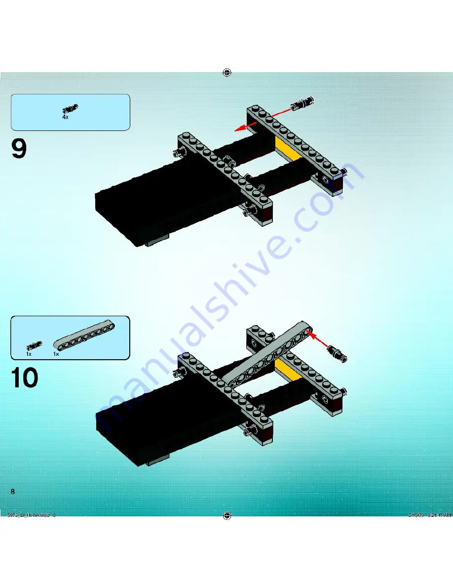 LEGO Space Police 5972 Building Instructions Download Page 8