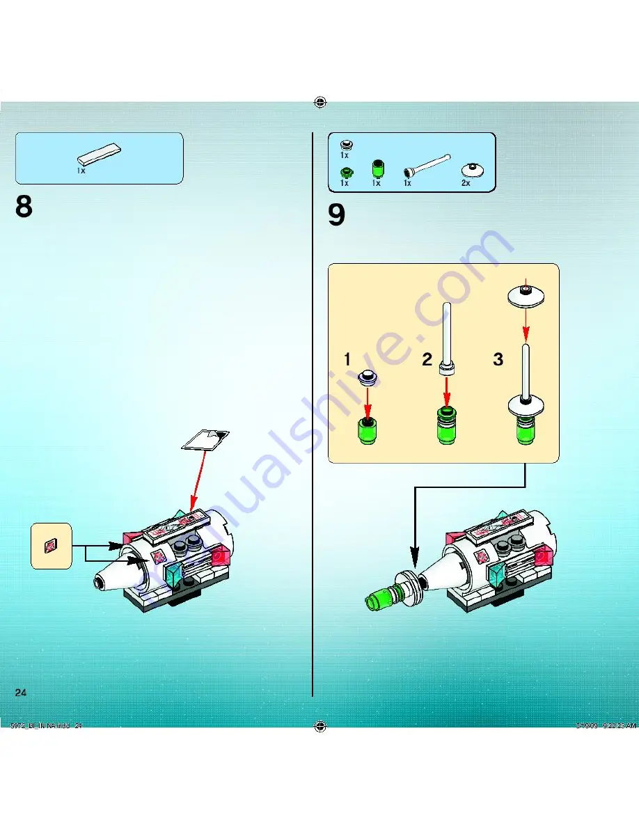 LEGO Space Police 5972 Building Instructions Download Page 24