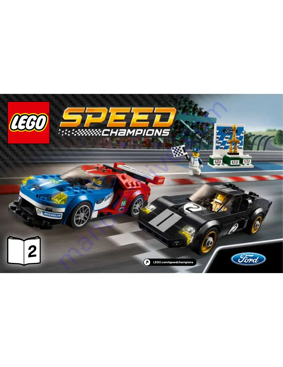 LEGO SPEED CHAMPIONS 75881 Instructions Manual Download Page 1