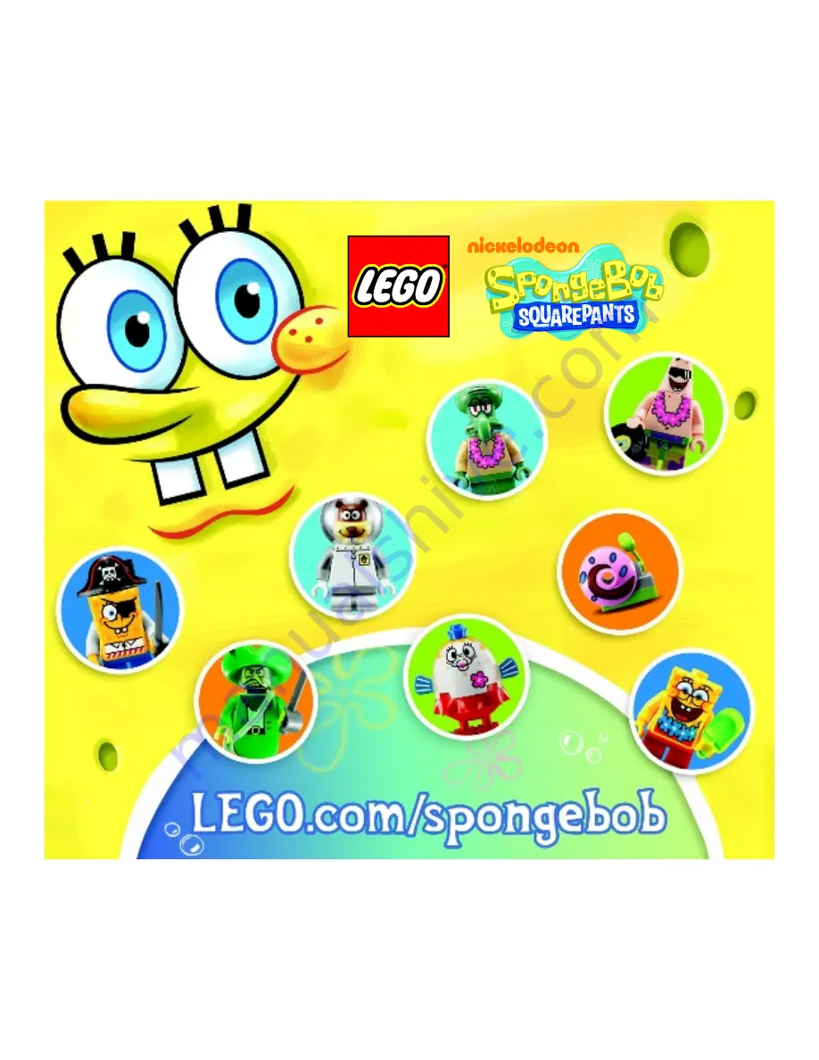 LEGO spongebob squarepants 3818 Assembly Manual Download Page 81