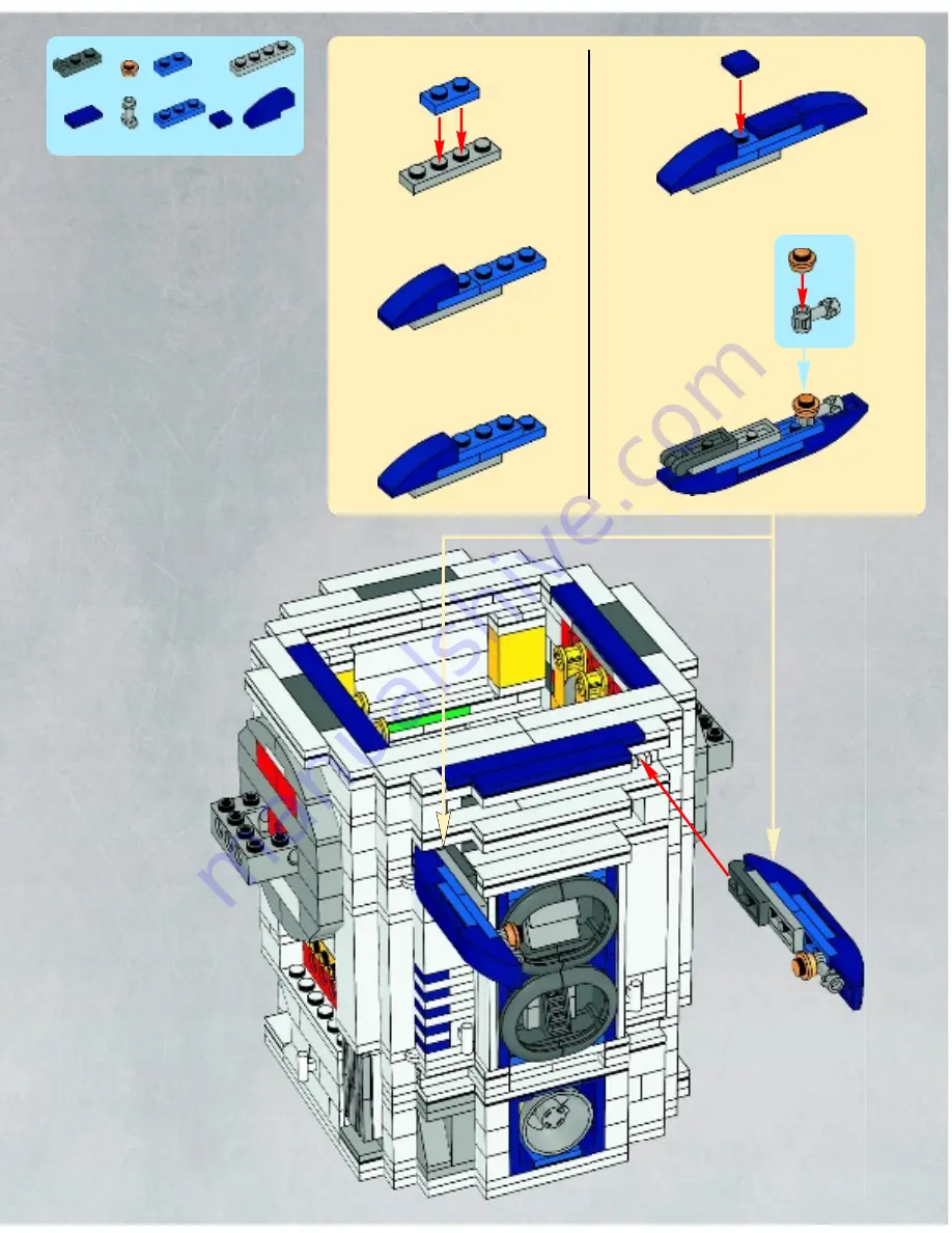 LEGO Star Wars 10225 Assembly Instructions Manual Download Page 69