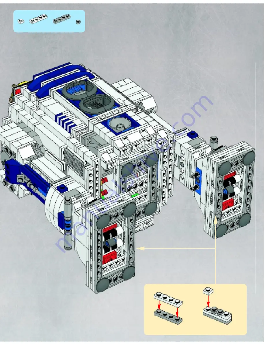 LEGO Star Wars 10225 Assembly Instructions Manual Download Page 149