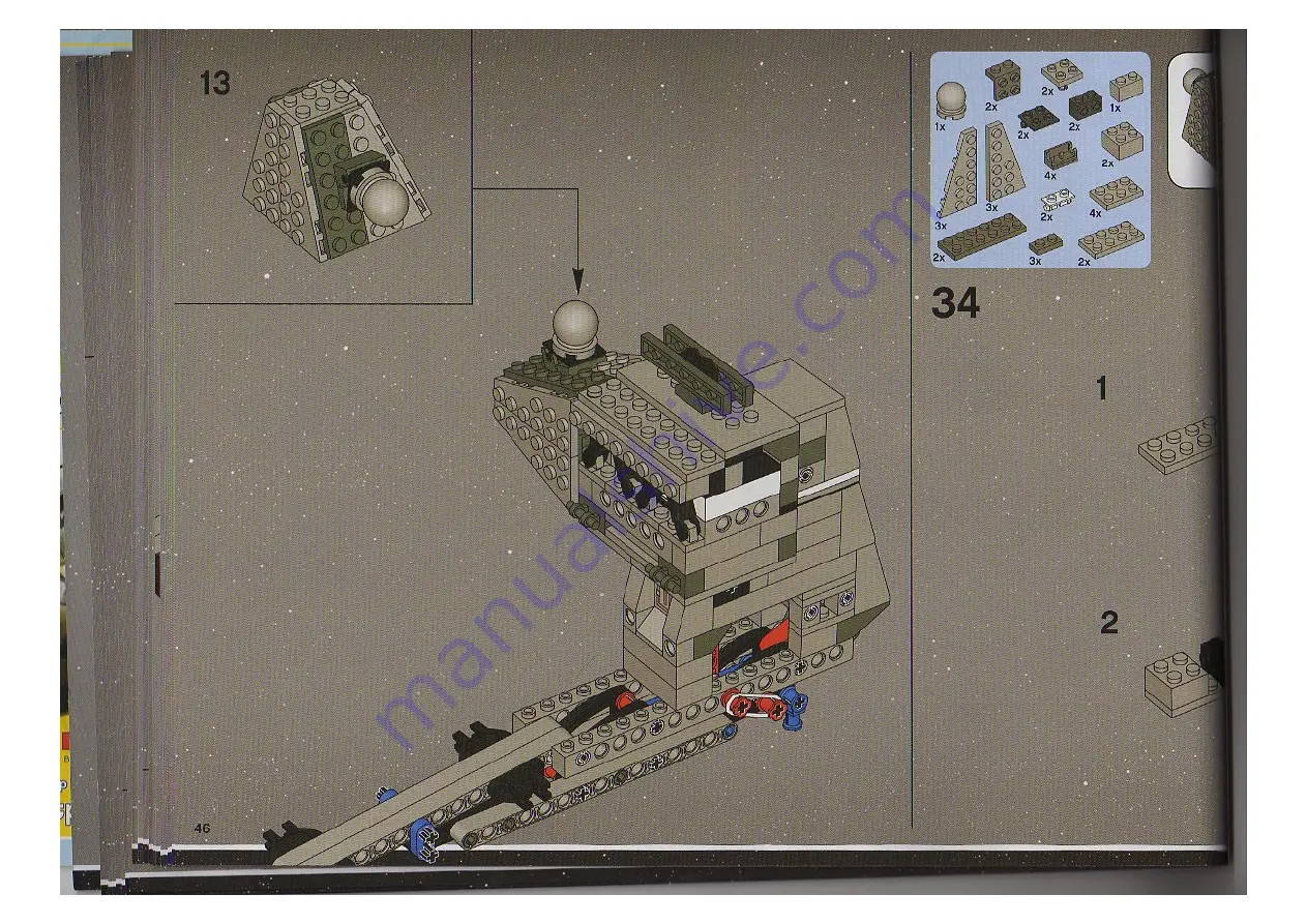 LEGO STAR WARS 6211 Manual Download Page 122