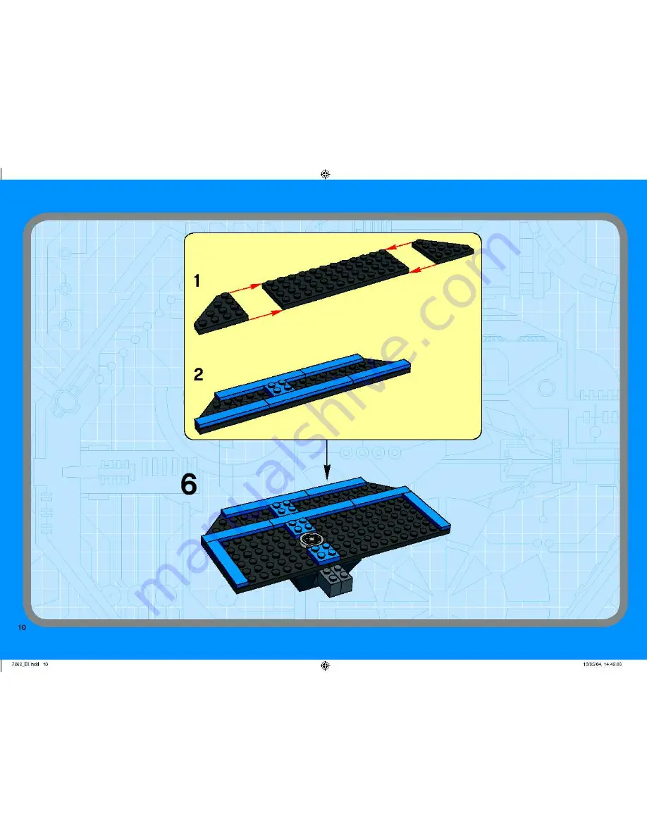 LEGO Star wars 7262 Assembly Manual Download Page 10