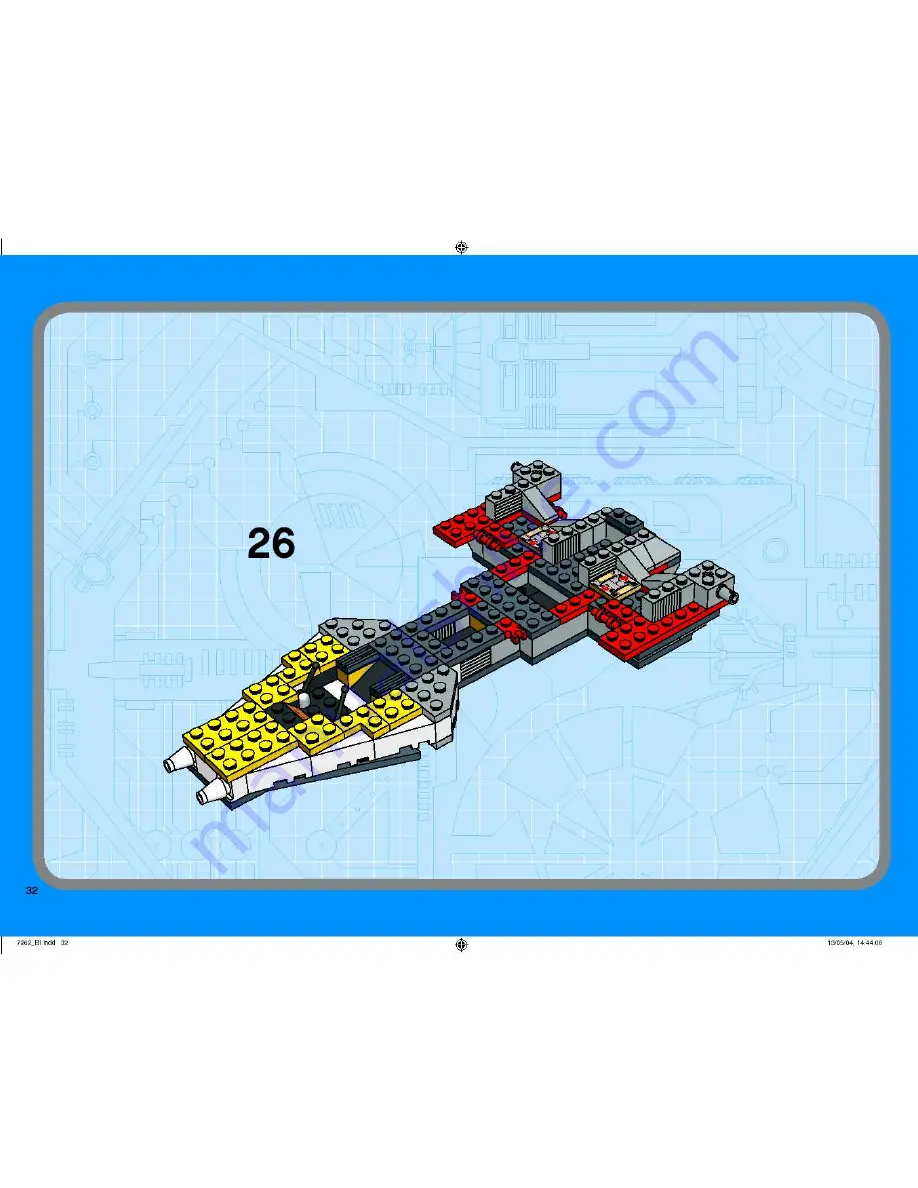 LEGO Star wars 7262 Assembly Manual Download Page 32