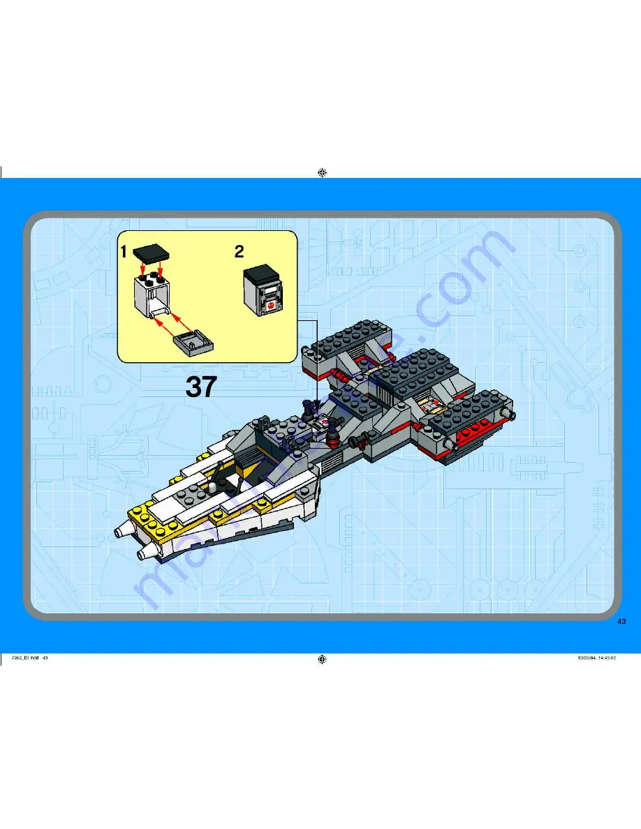 LEGO Star wars 7262 Скачать руководство пользователя страница 43