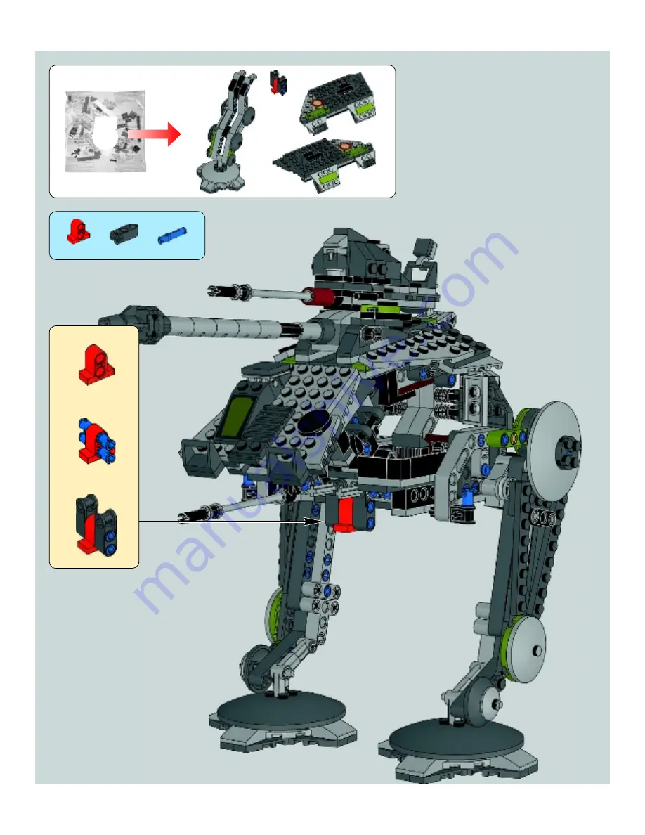 LEGO Star wars 75043 Assembly Instructions Manual Download Page 24