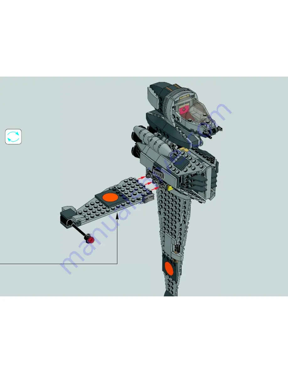 LEGO Star Wars 75050 Building Instructions Download Page 58