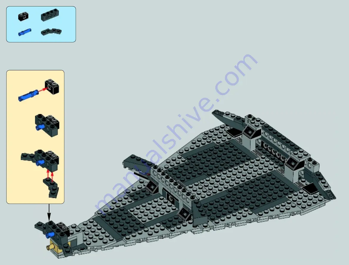 LEGO Star Wars 75055 Assembly Manual Download Page 32