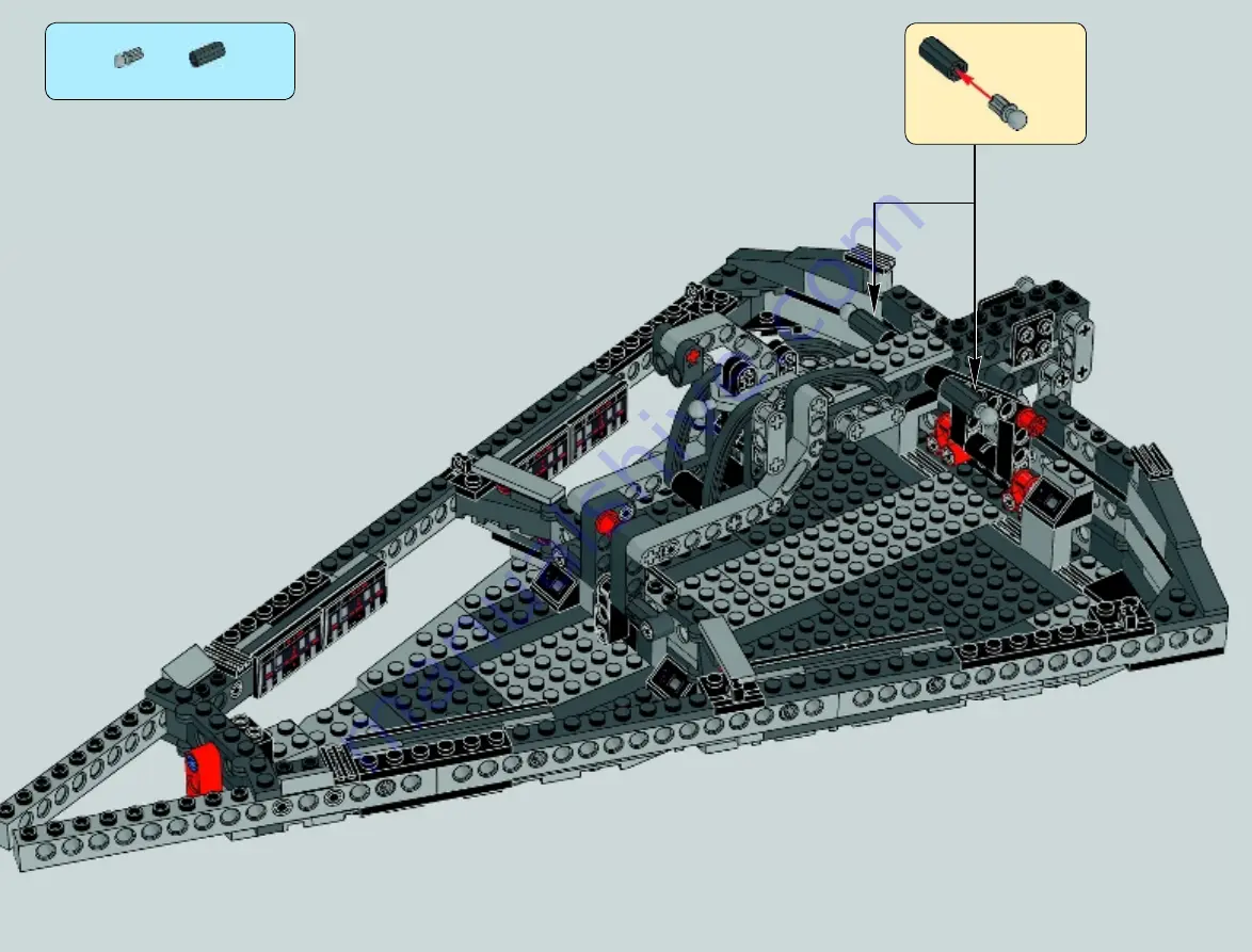 LEGO Star Wars 75055 Assembly Manual Download Page 67