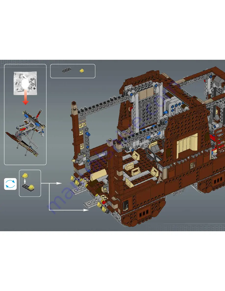 LEGO Star wars 75059 Assembly Manual Download Page 164