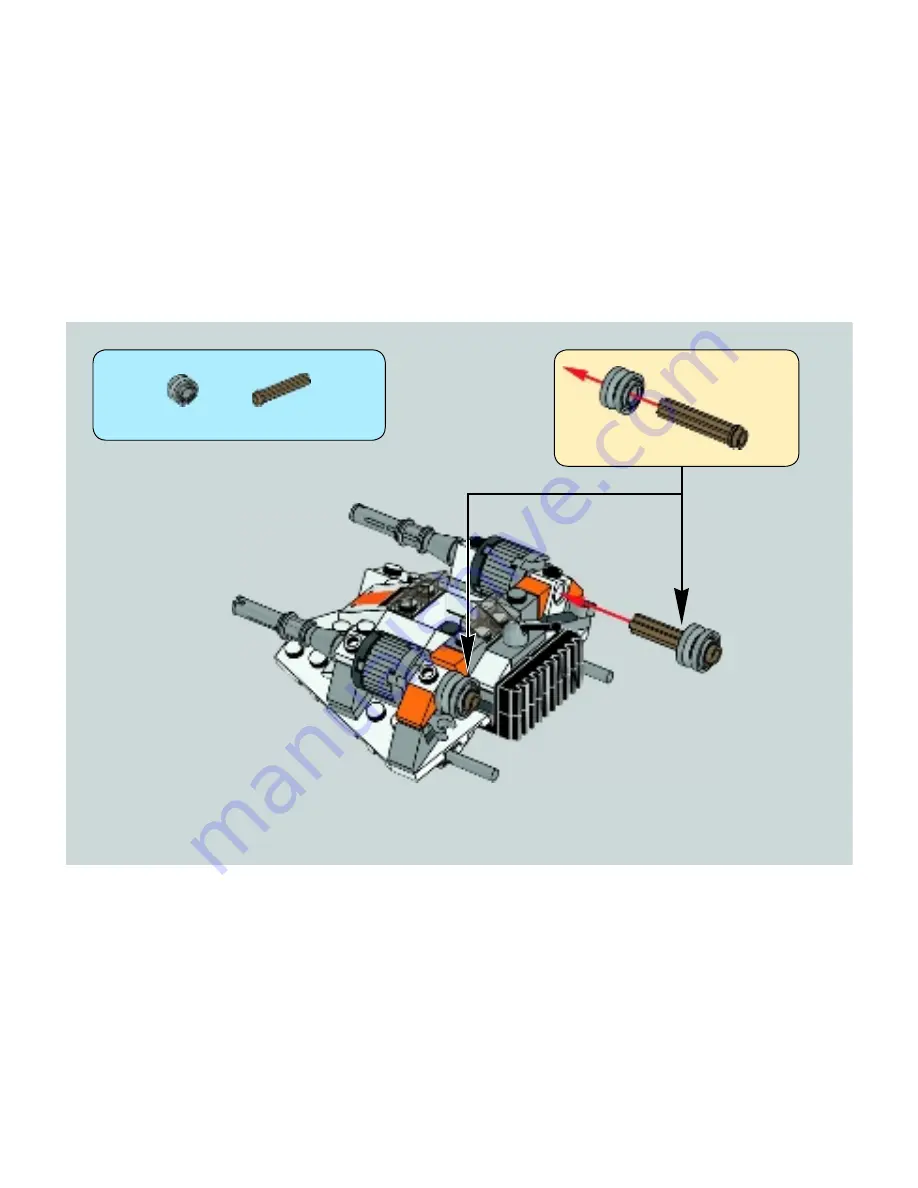 LEGO STAR WARS 75074 Assembly Manual Download Page 26