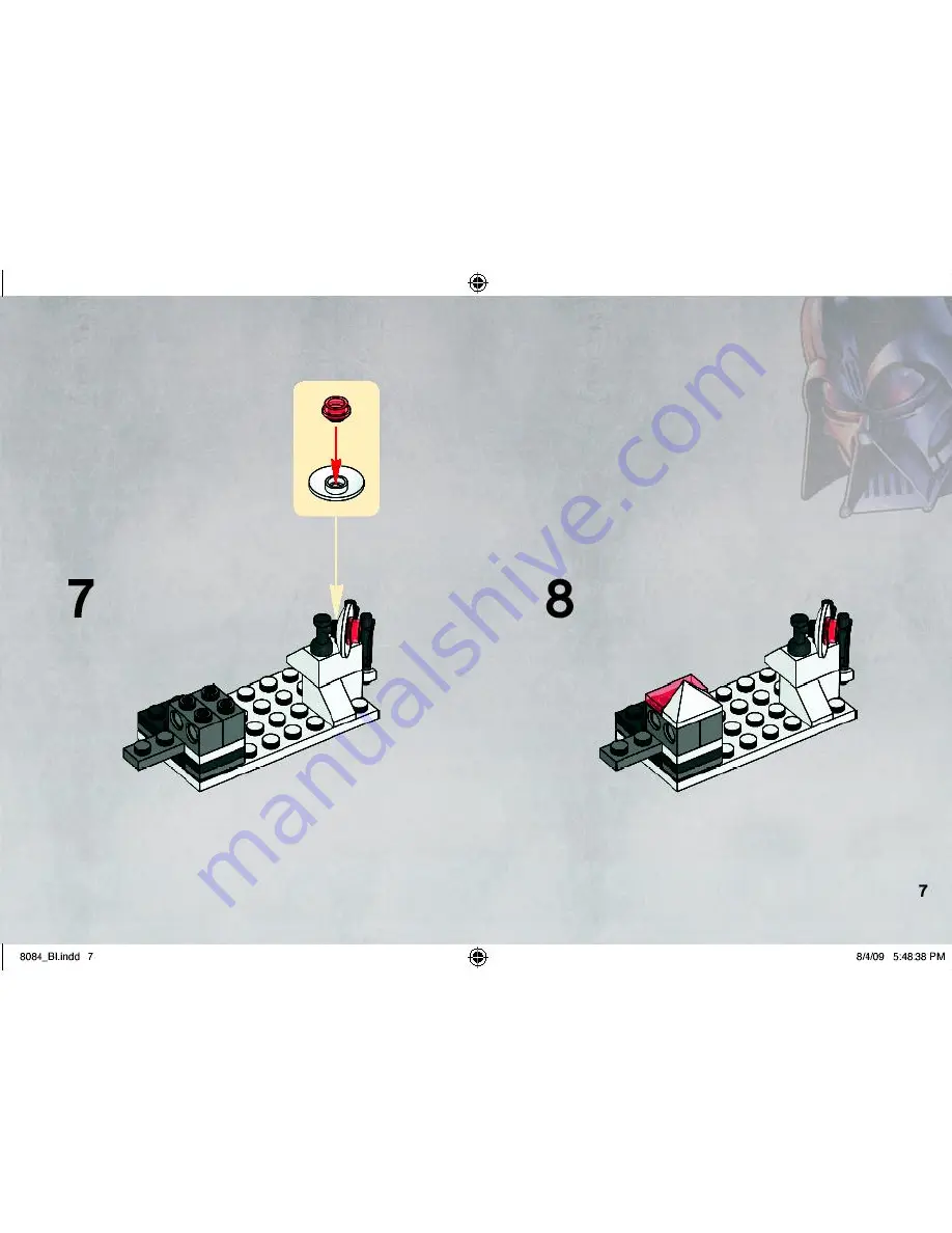 LEGO Star Wars 8084 Building Instructions Download Page 7