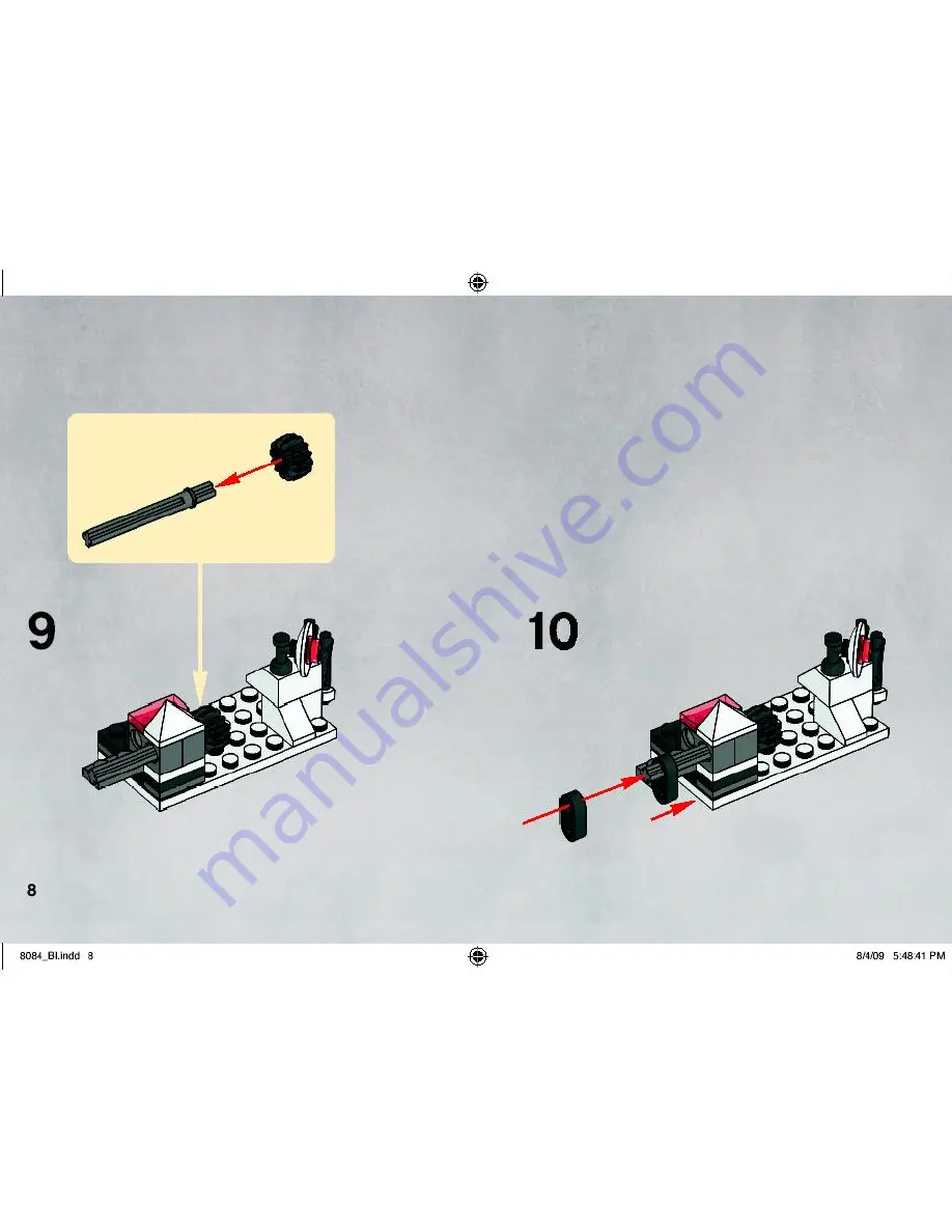 LEGO Star Wars 8084 Building Instructions Download Page 8