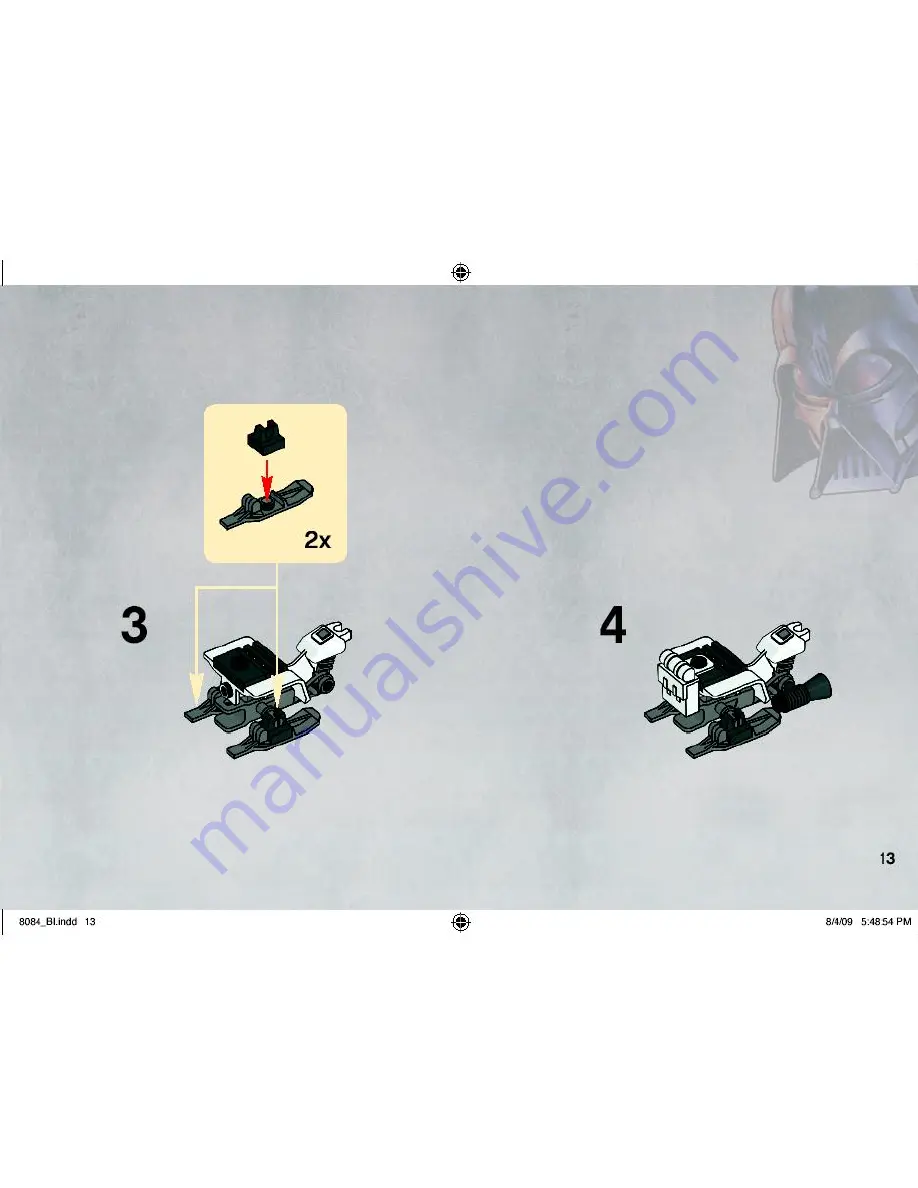 LEGO Star Wars 8084 Building Instructions Download Page 13