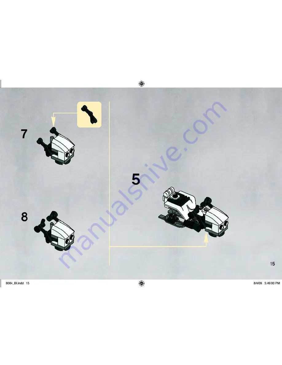 LEGO Star Wars 8084 Building Instructions Download Page 15