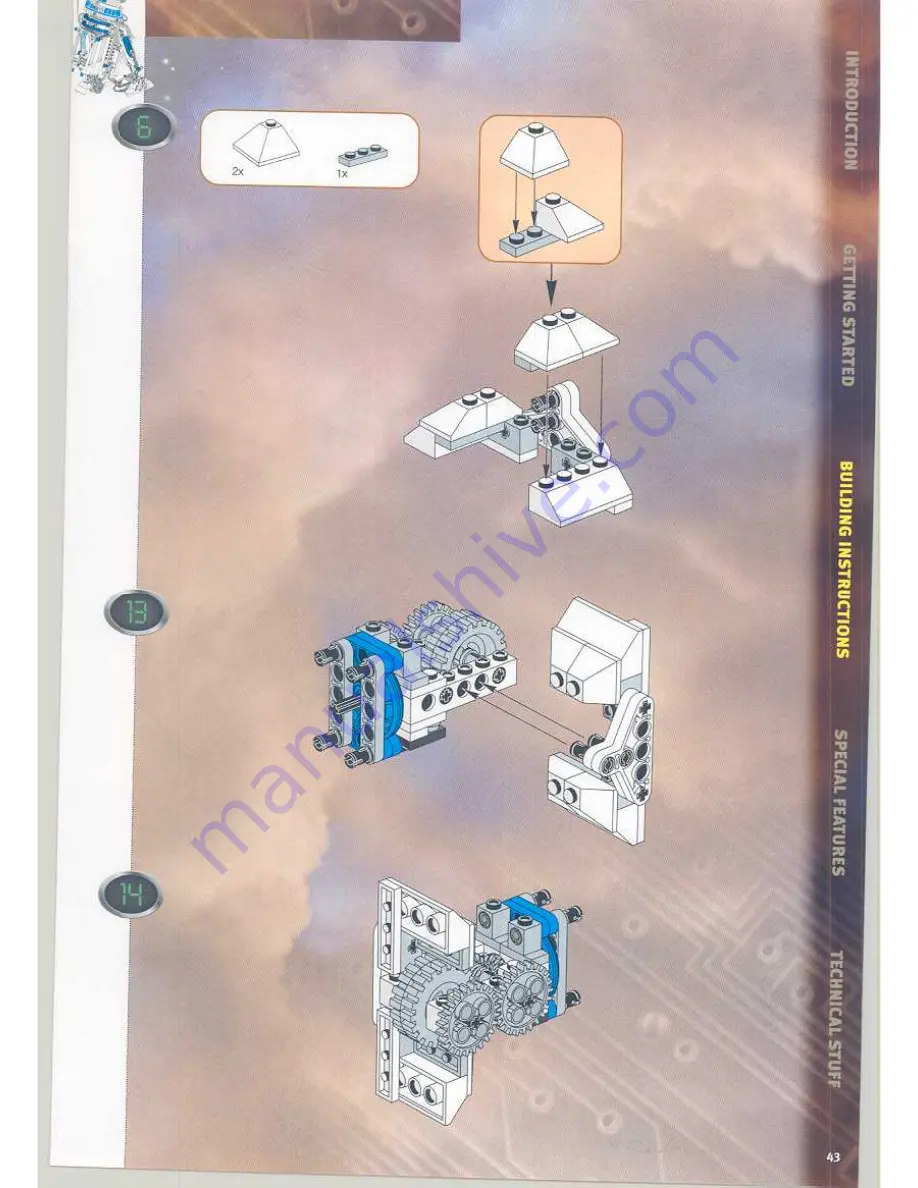 LEGO Star wars 9748 Assembly Manual Download Page 42