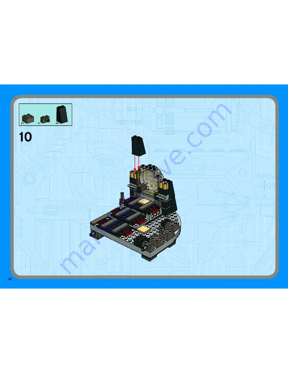 LEGO Star Wars Cloud City 10123 Скачать руководство пользователя страница 40