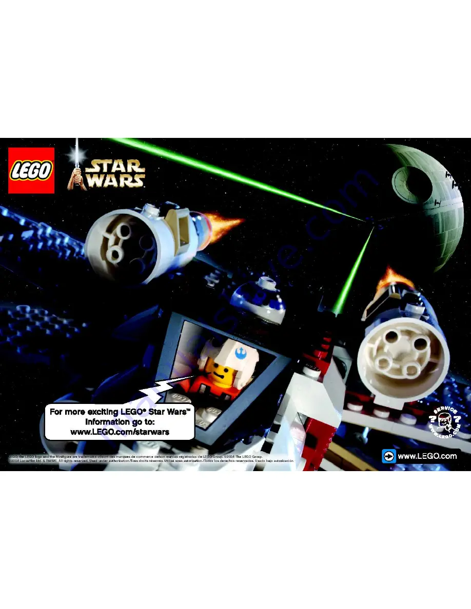 LEGO Star Wars Cloud City 10123 Скачать руководство пользователя страница 68