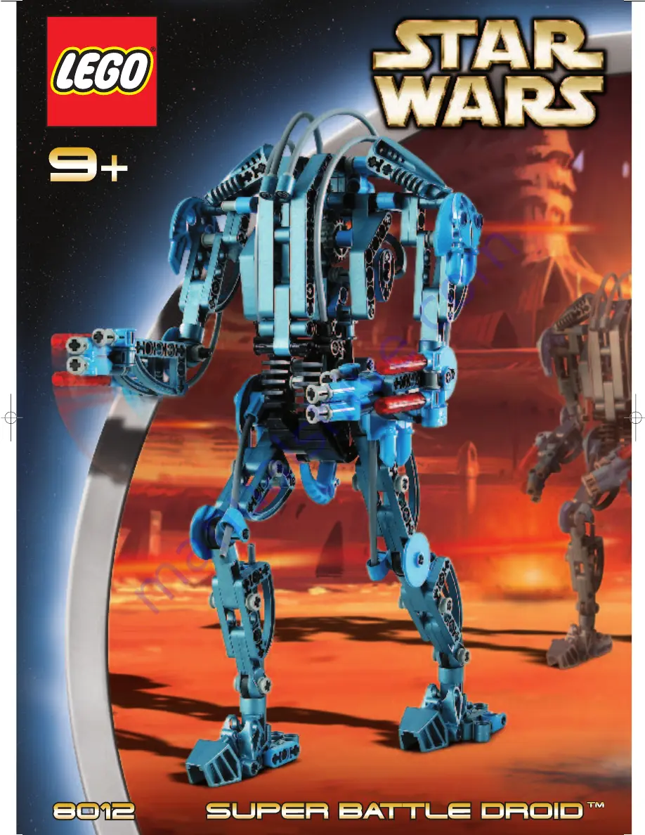 LEGO Star Wars Super Battle Droid 8012 Building Instructions Download Page 1