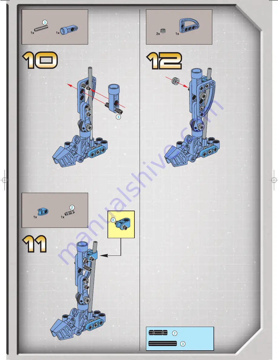 LEGO Star Wars Super Battle Droid 8012 Building Instructions Download Page 31