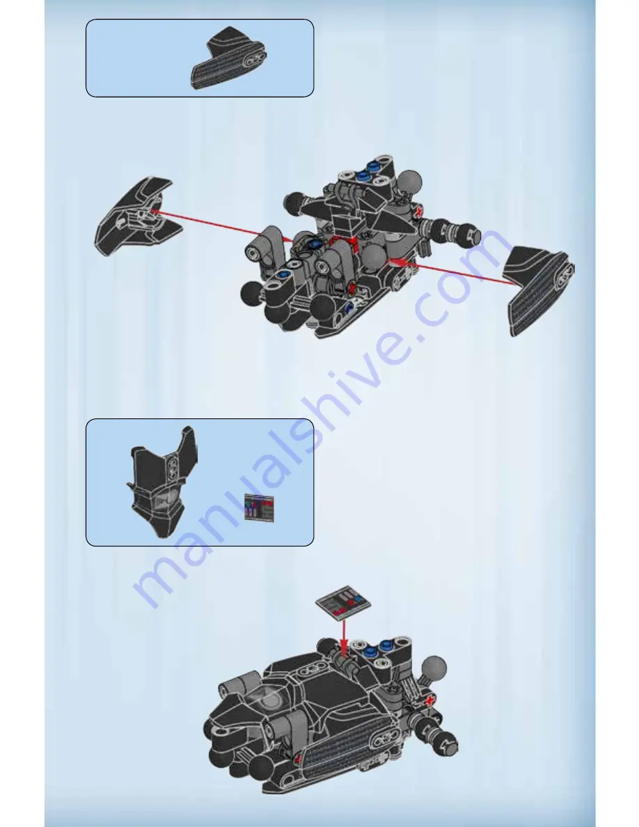 LEGO Starwars 75111 Assembly Manual Download Page 25