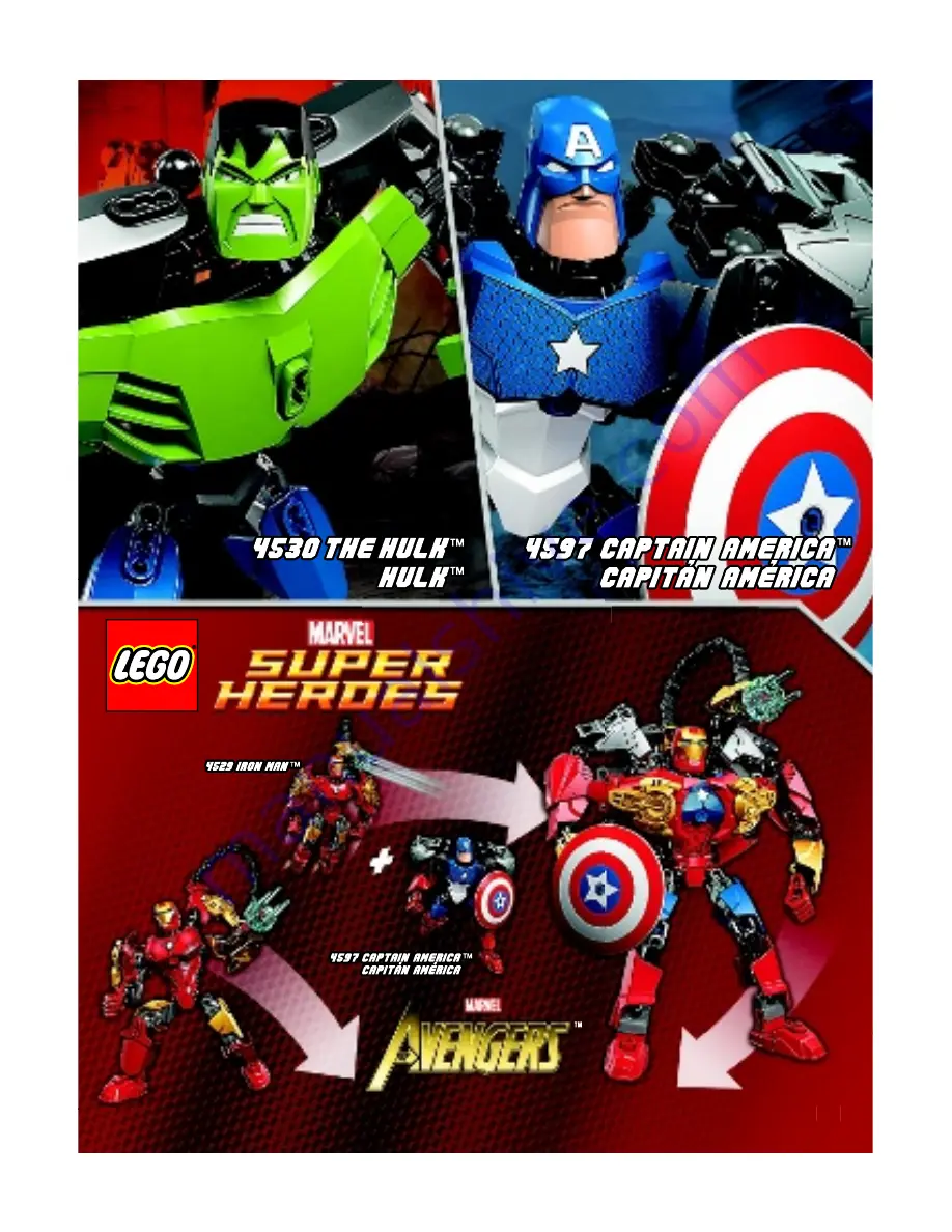 LEGO SUPER HEROES 4529 Скачать руководство пользователя страница 23