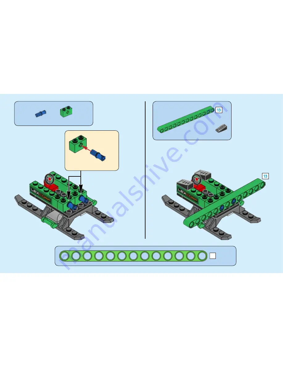 LEGO SUPER HEROES 76046 DC COMICS Instructions Manual Download Page 11