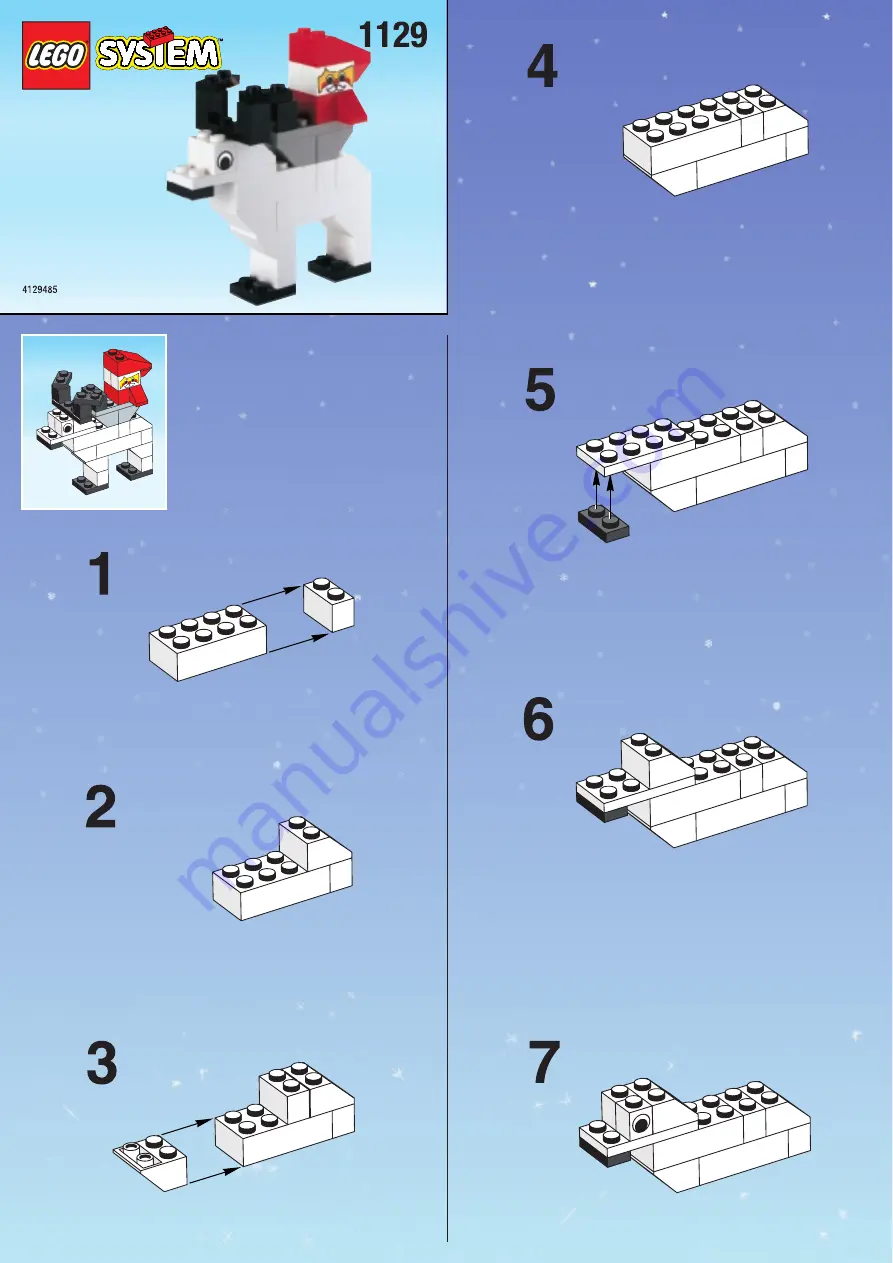 LEGO System 1129 Assembly Manual Download Page 1