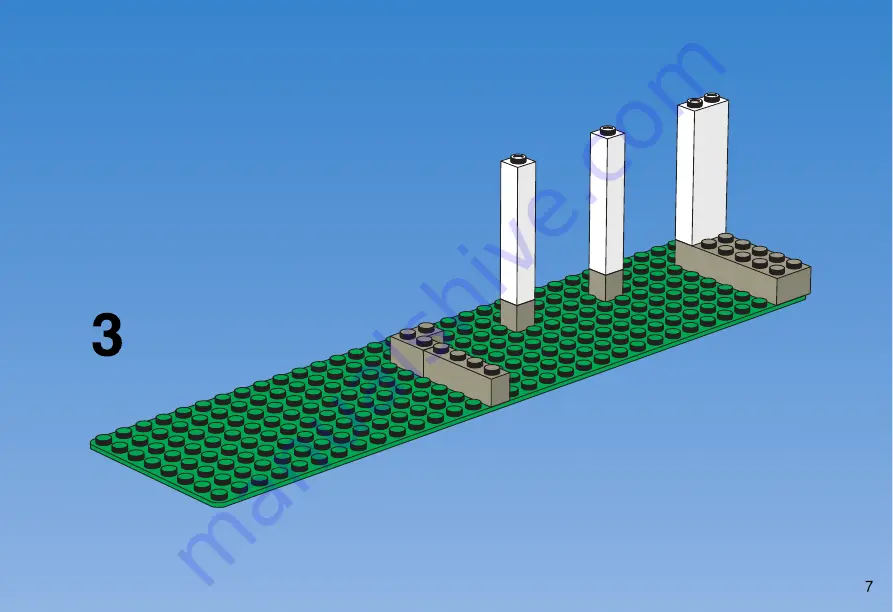 LEGO System 1254 Building Instructions Download Page 7