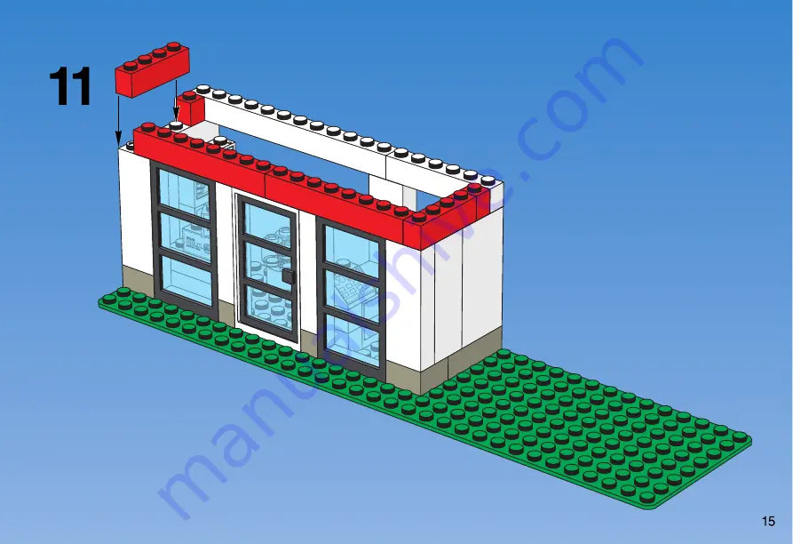 LEGO System 1254 Building Instructions Download Page 15