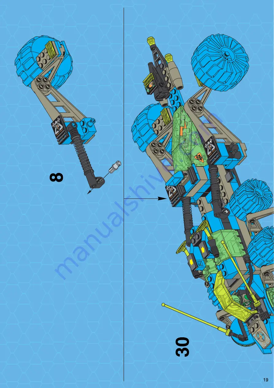 LEGO SYSTEM 6919 Assembly Manual Download Page 19